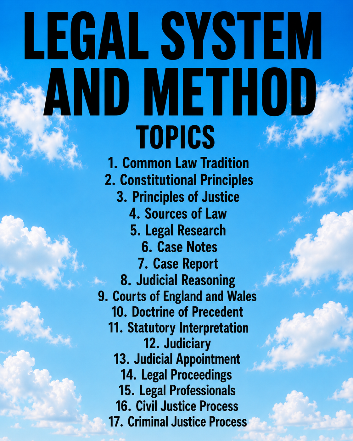 Legal system and Method + Essay and Prop answers + Guess Paper solved