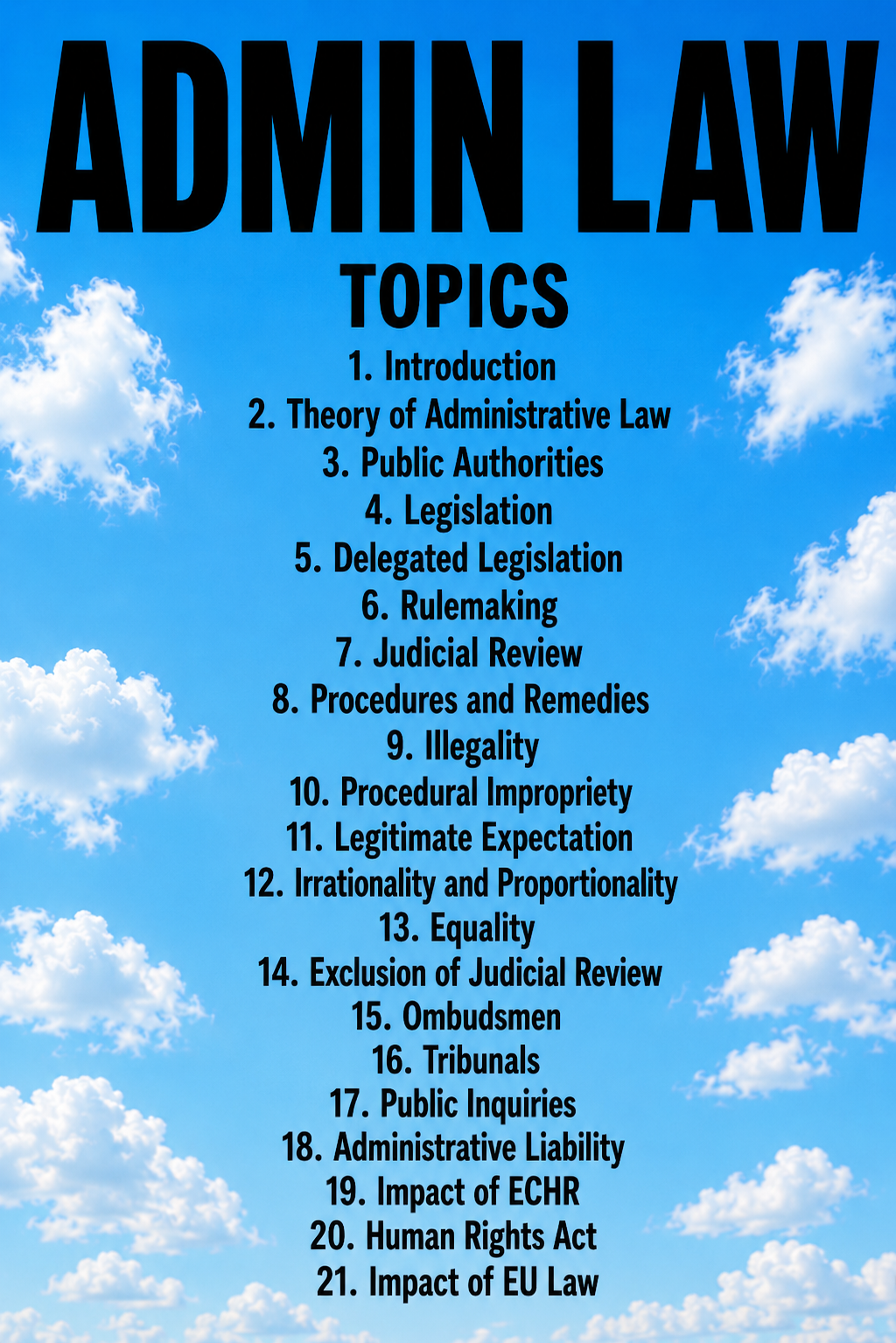 Admin Law Notes + Essay and prop Answers + Guess papers solved
