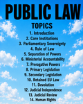 Public Law + Essay and Prop answers + Guess Paper solved