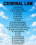Criminal Law notes + Essay and Prop answers + Guess Paper solved