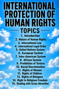 International Protection Of Human Rights Notes + Essay and prop Answers + Guess Papers solved