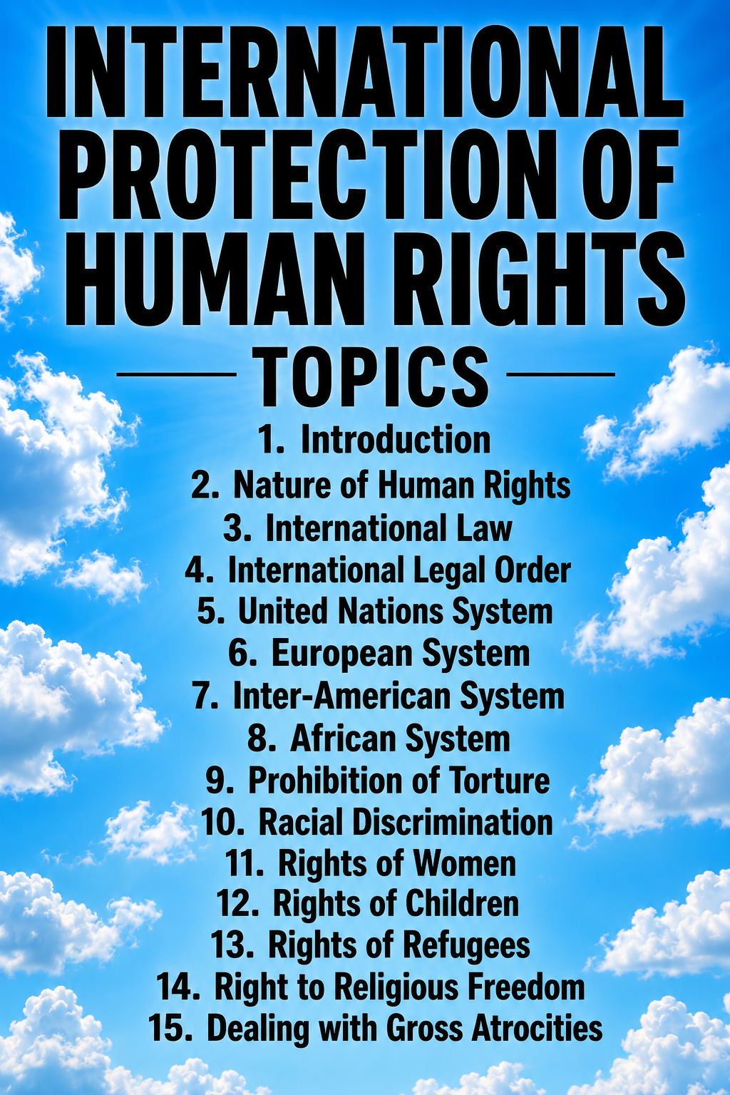 International Protection Of Human Rights Notes + Essay and prop Answers + Guess Papers solved