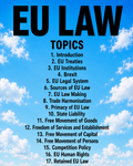 EU Law Notes + Essay and Prop answers + Guess Paper solved