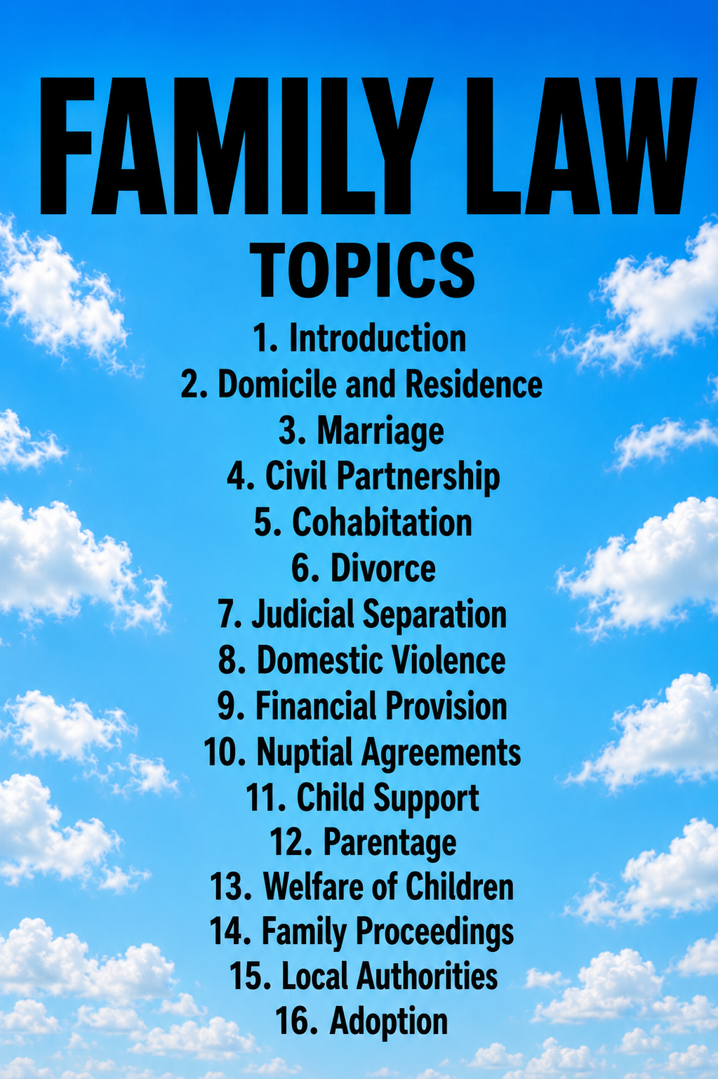 Family Law Notes + Essay and prop answers + Guess papers solved