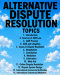 Alternative Dispute Resolution Notes + Essay and prop Answers + Guess papers solved